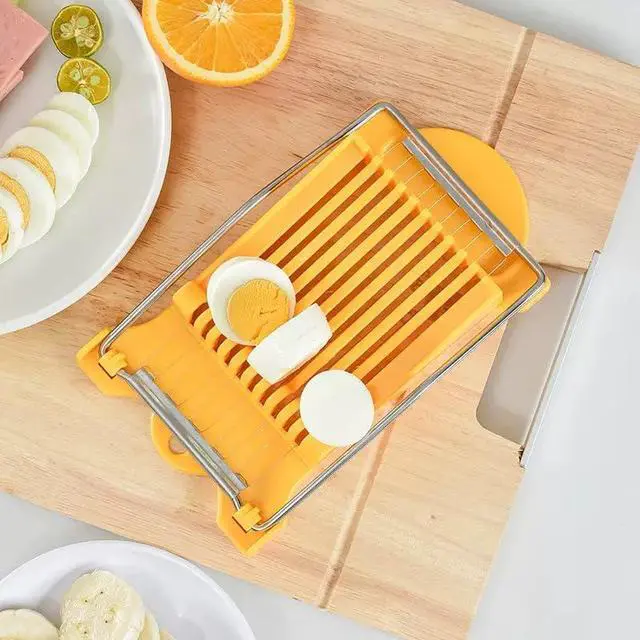 Alt view image 5 of 7 - Luncheon Meat Spam Slicer,Egg Cutter,Multi-Purpose Kitchen Tool for,Bananas, Avocados,Vegetables Dishwasher Safe, Rust-Resistant Food Prep Accessories (Only Suits Soft Cheese,No Bony Foods)