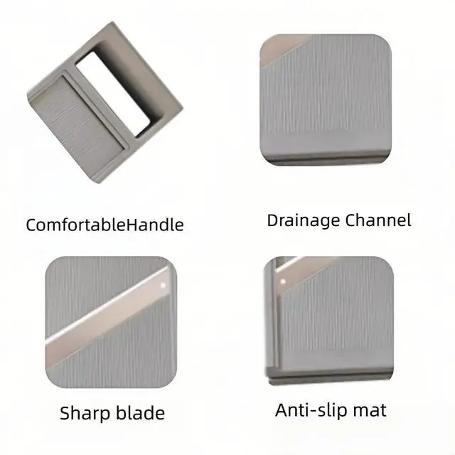 Alt view image 5 of 7 - Handheld vegetable Slicer Potato Slicer: Suitable for Potatoes, Carrots, Zucchini, Cucumbers, Onions, Eggplants, Suitable for Making Potato Chips and Using Vegetable French (Grey)