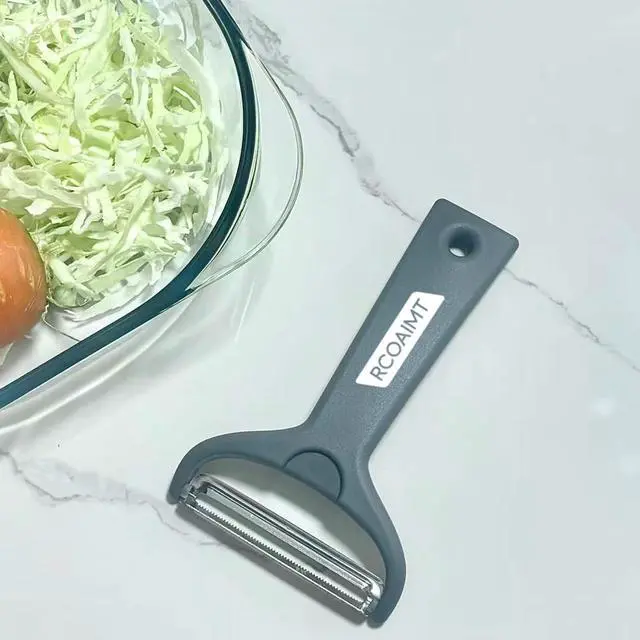 Alt view image 2 of 7 - Cabbage Shredder Slicer Vegetable Peeler - Extra-Wide Stainless Steel Blade with Non-Slip Grip for Effortless Coleslaw, Salad Prep & Meal Prep - Commercial Grade Kitchen Tool