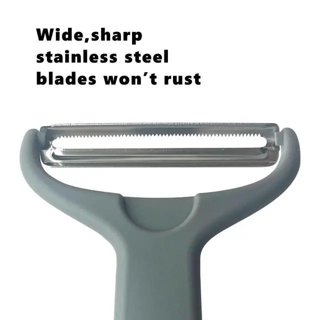 Alt view image 5 of 7 - Cabbage Shredder Slicer Vegetable Peeler - Extra-Wide Stainless Steel Blade with Non-Slip Grip for Effortless Coleslaw, Salad Prep & Meal Prep - Commercial Grade Kitchen Tool