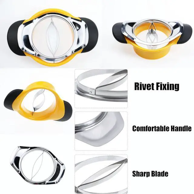 Alt view image 7 of 7 - Mango Slicer Fruit Tool for Mangoes Effortless Pitting Mango Cutter 2 Pack