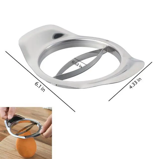 Alt view image 2 of 7 - Mango Slicer Fruit Tool for Mangoes Effortless Pitting Mango Cutter 2 Pack