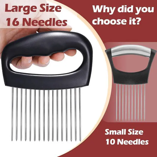 Alt view image 4 of 7 - Extra-Large Onion Holder for Slicing, 304 Stainless Steel