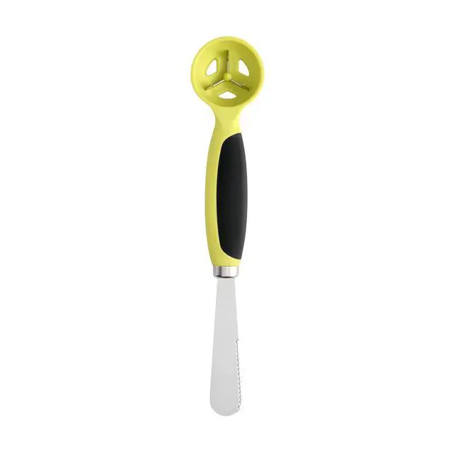 Alt view image 3 of 7 - All-in-1 Avocado Tool, Stainless Steel Blade and Non-Slip Grip