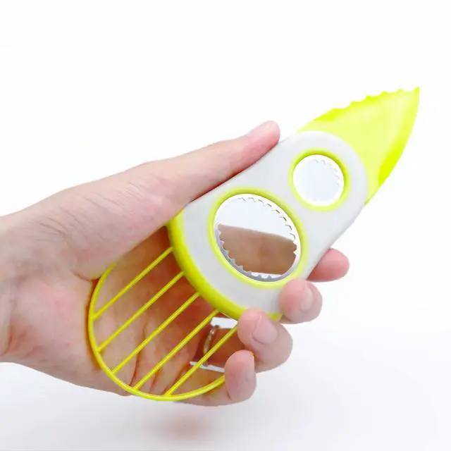 Alt view image 3 of 7 - 3-in-1 Avocado Tool-Cuts, Pits&Slices Fast, Non-Slip Grip, Dishwasher Safe
