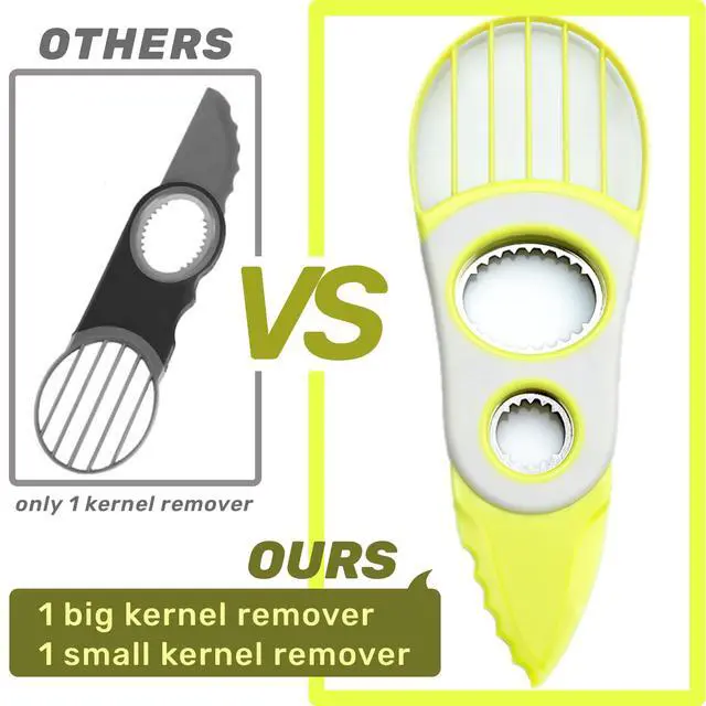 Alt view image 4 of 7 - 3-in-1 Avocado Tool-Cuts, Pits&Slices Fast, Non-Slip Grip, Dishwasher Safe