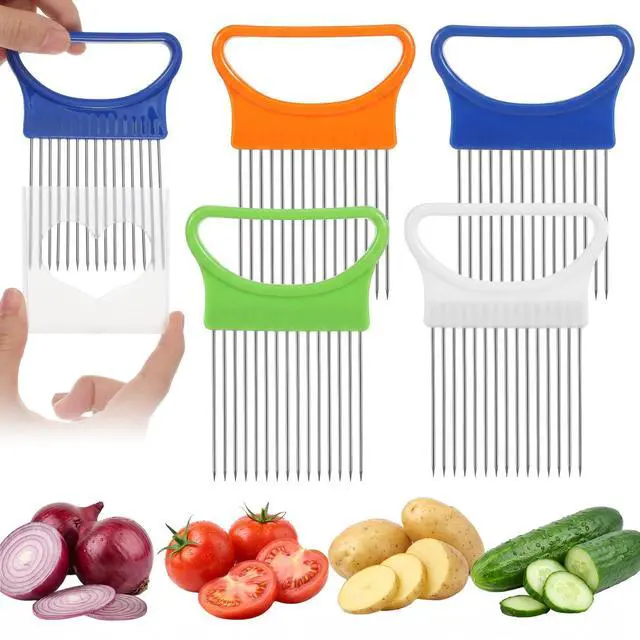 Main image of Onion Slicer Holder, Onion Slicing Holder Cutter Tool