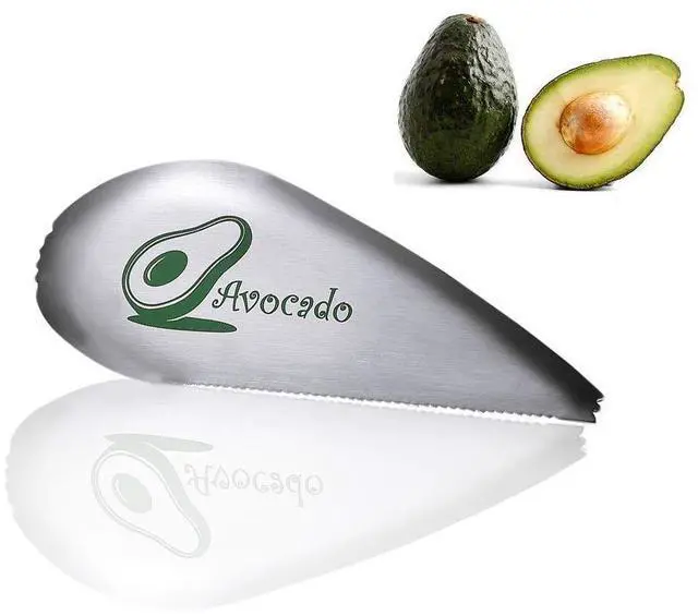 Main image of Avocado Slicer, Multifunction 3 in 1 Avocado Cutter, Premium Stainless Steel Slice, Pit and Scoop Avocados Safely and with Ease, Perfect for Avocado Toast and Guacamole