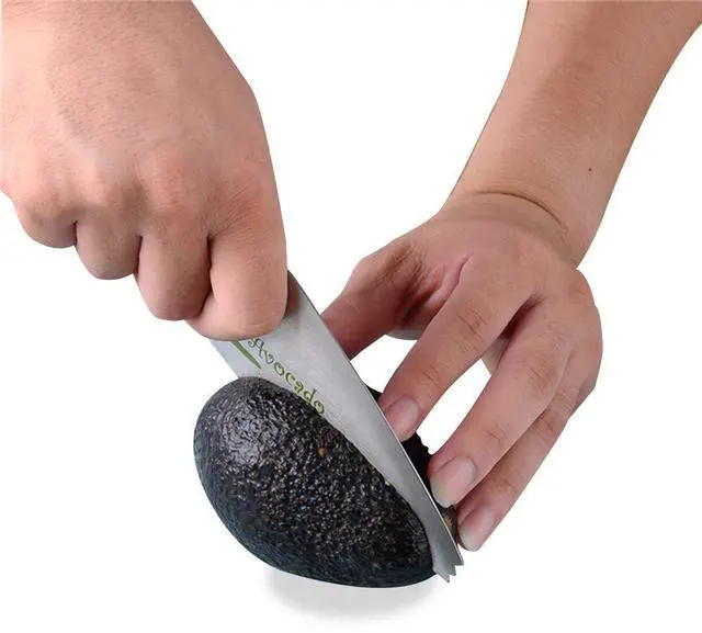 Alt view image 2 of 7 - Avocado Slicer, Multifunction 3 in 1 Avocado Cutter, Premium Stainless Steel Slice, Pit and Scoop Avocados Safely and with Ease, Perfect for Avocado Toast and Guacamole