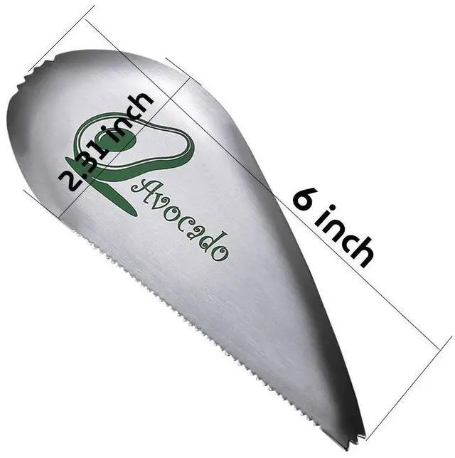 Alt view image 5 of 7 - Avocado Slicer, Multifunction 3 in 1 Avocado Cutter, Premium Stainless Steel Slice, Pit and Scoop Avocados Safely and with Ease, Perfect for Avocado Toast and Guacamole