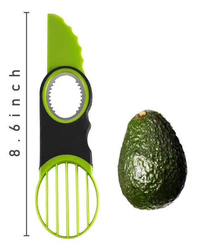 Alt view image 2 of 7 - 3 in 1 Avocado slicer,dishwasher safe