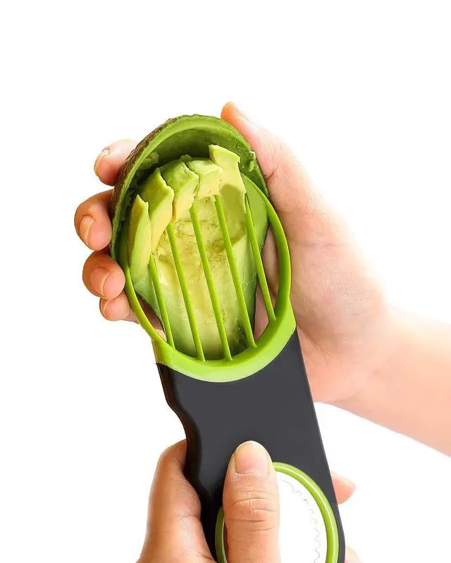 Alt view image 5 of 7 - 3 in 1 Avocado slicer,dishwasher safe