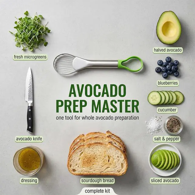 Alt view image 4 of 6 - 2-In-1 Avocado Slicer,Avocado Slicer Tool,Avocado Cutter,Multi-Function Avocado Tool,Avocado Knife,Efficient Avocado Saver,Dishwasher Safe,Well Made Stainless Tool For Slicing,Scooping,And Pit Removal