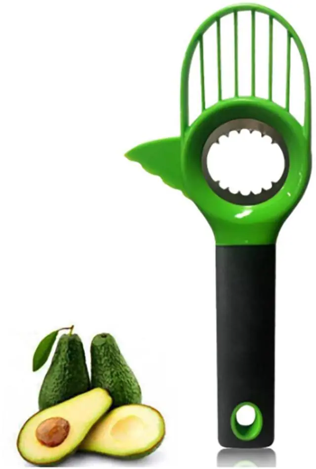 Main image of 3-in-1 Avocado Slicer Tool - Avocado Cutter, Corer, Peeler & Knife with Stainless Steel Digger | Kitchen Gadget for Avocado & Fruits