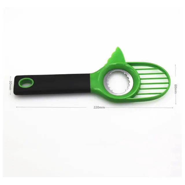 Alt view image 3 of 7 - 3-in-1 Avocado Slicer Tool - Avocado Cutter, Corer, Peeler & Knife with Stainless Steel Digger | Kitchen Gadget for Avocado & Fruits