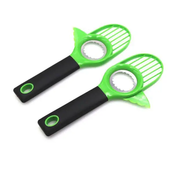 Alt view image 7 of 7 - 3-in-1 Avocado Slicer Tool - Avocado Cutter, Corer, Peeler & Knife with Stainless Steel Digger | Kitchen Gadget for Avocado & Fruits