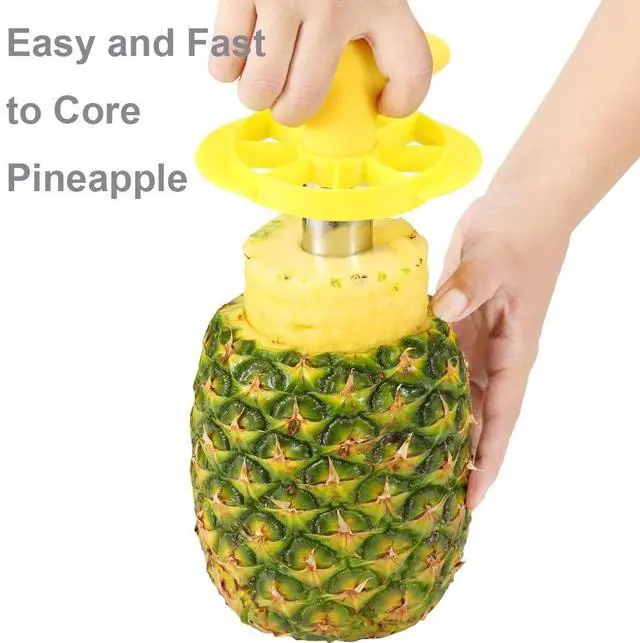 Alt view image 2 of 6 - Easy Kitchen Tool Fruit Pineapple Peeler Corer Slicer Cutter