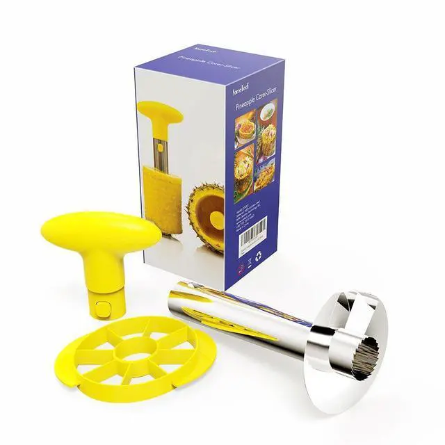 Alt view image 6 of 6 - Easy Kitchen Tool Fruit Pineapple Peeler Corer Slicer Cutter