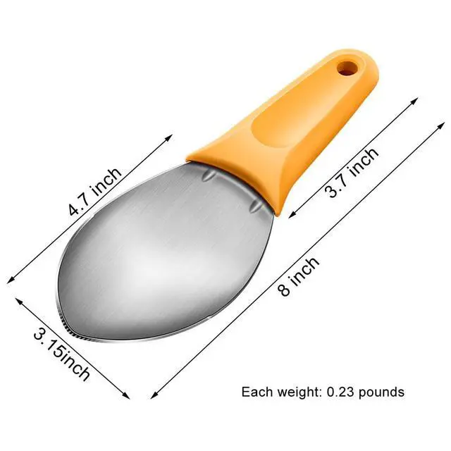 Alt view image 2 of 6 - Pcs Mango Slicer Cutting Tool, Watermelon Cutter Tool, Mango Splitter Dragon Fruit Prep Tool, Mango Pitter and Peeler with Non-Slip Handle Kitchen Tools for papaya, avocado, Kiwi