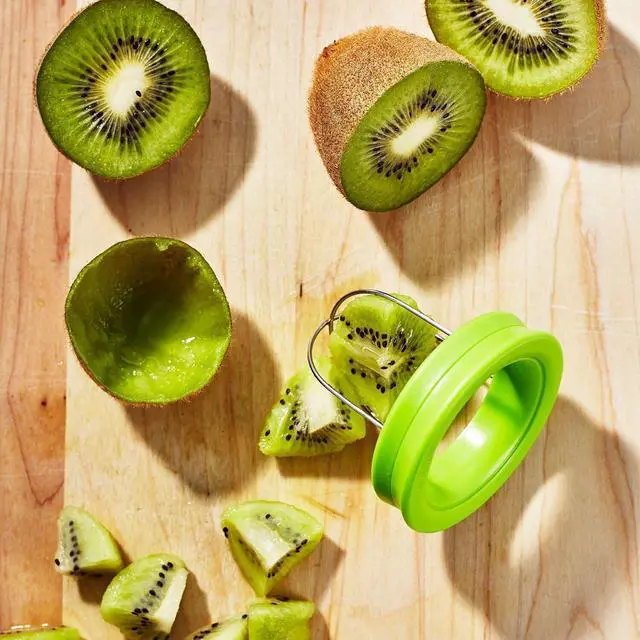 Alt view image 5 of 6 - Kiwi Peeler and Slicer - 2-in-1 Fruit Prep Tool for Quick Meal Prep & Healthy Eating, Easy Grip Handle, Durable Stainless Steel, BPA-Free, Dishwasher Safe