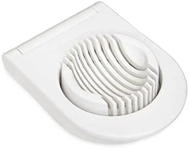 Main image of Classic Egg Slicer with Stainless Steel Wires, 9 Inch, White
