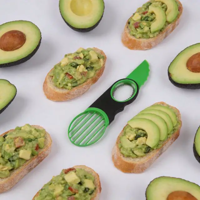 Alt view image 2 of 6 - 3 in 1 Avocado slicer,dishwasher safe(Green)