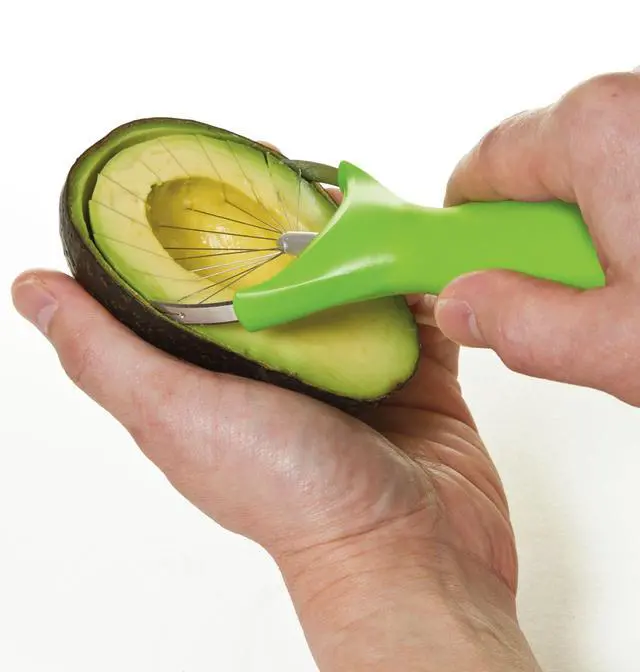 Alt view image 3 of 4 - Avocado Slicer 3-in-1 Tool for Slicing, Pitting, and Scooping Avocados