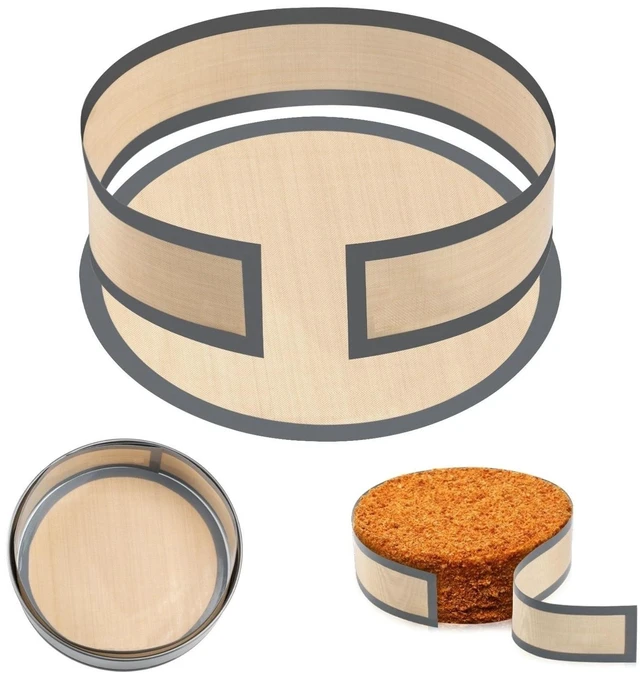 Main image of Non Sick Silicone Baking Mat for Springform Pan 9 inch, Prevent cake from Sticking to Bottom and Side, Easy Clean Silicone mat for Cheesecake Pan