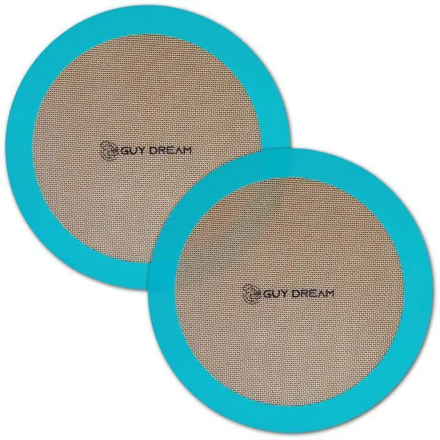 Main image of 10-Inch Silicone Baking Mats Set of 2 - Non-Stick, Heat-Safe Up to 480°F, Perfect for Pizza, Cakes, Pastries, Bread, Foldable for Storage, Works in Standard Ovens, Food Grade & Reusable