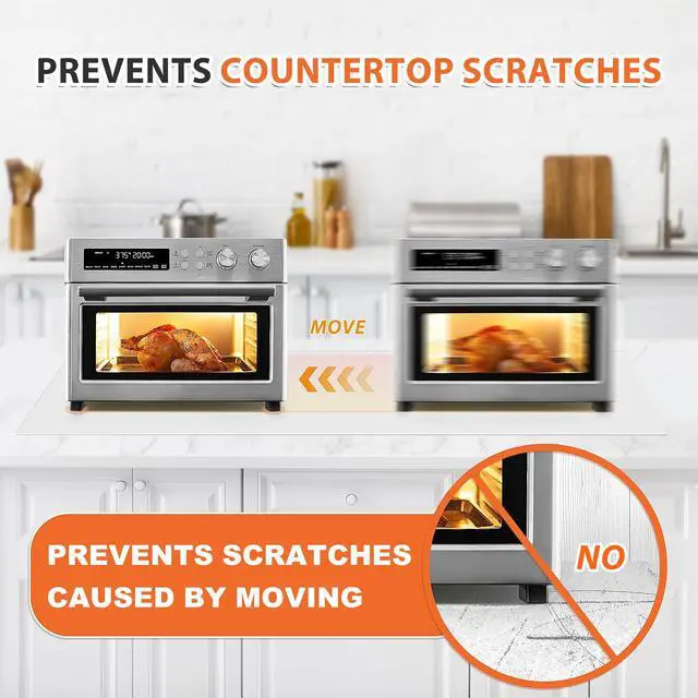 Alt view image 3 of 6 - Silicone Mats for Kitchen Counter, Heat Resistant Countertop Protector, Non-Slip Table Mat Desk Saver Pad, Non-Stick Reusable Pastry Mat, Silicone Placemat, Craft Mat - 25'' X 17", White