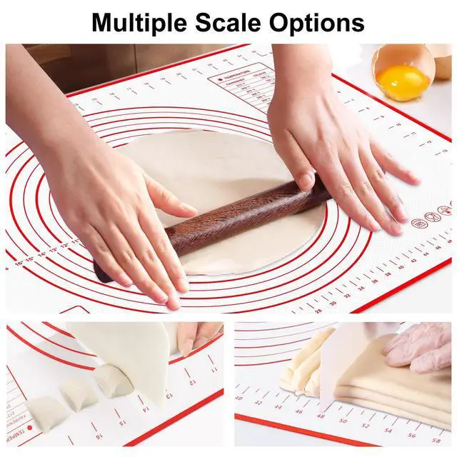Alt view image 4 of 7 - Silicone Baking Mat, 28"x20"