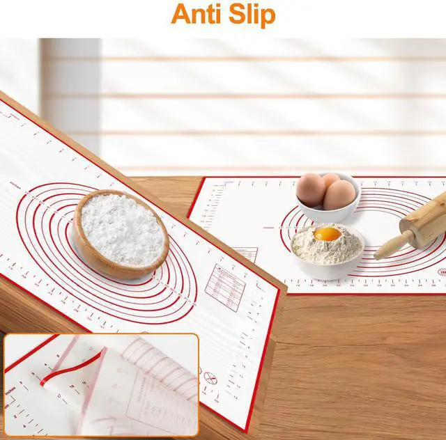 Alt view image 3 of 7 - Silicone Baking Mat, 28"x20"