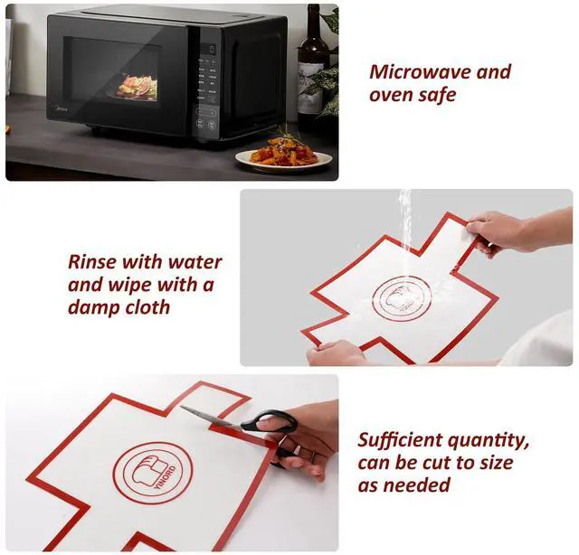 Alt view image 7 of 7 - 2pcs Reusable Loaf Pan Liners for Baking Bread 9x5" 9.5x5" or 1.5lb Loaf PansSilicone Bread MatNon-Stick, Easy to Clean (Economy)