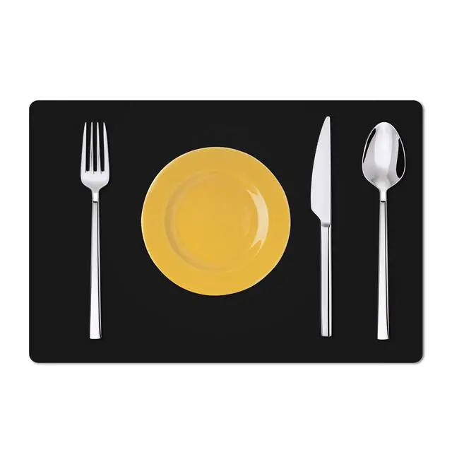Alt view image 4 of 6 - Silicone Placemats, Food-Grade Non-Slip Waterproof, Dining, Stain Resistant, Countertop Protector, Kitchen Counter Mat, Heat Resistant, Baking mat Dishwasher Safe (23.6"×15.7"-1pack, Black)