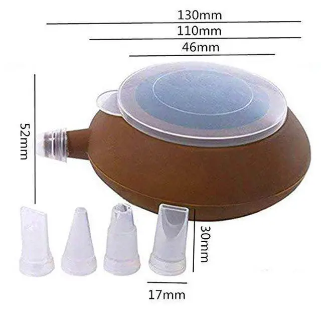 Alt view image 6 of 7 - 48 Hole Macarons Silicone Mat Baking Mold Silicone Macaron Kit Pastry Baking Mat and Decorating Piping Pot with 4pcs Nozzles
