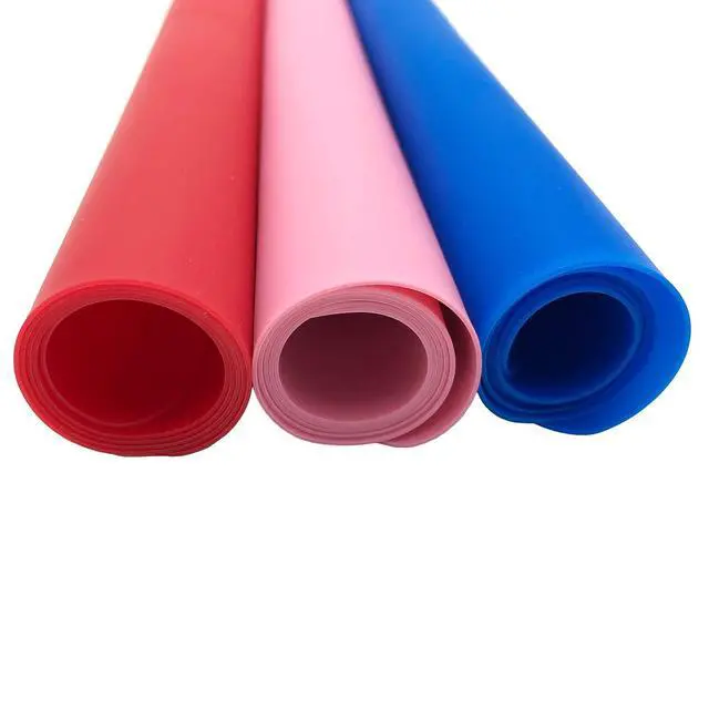 Alt view image 4 of 6 - Large Silicone Counter Mat 19.68x15.74 inch Multipurpose Table Placemat Countertop Protector Baking Pastry Mat Nonstick, Nonskid and Heat Resistent (Large, Blue)