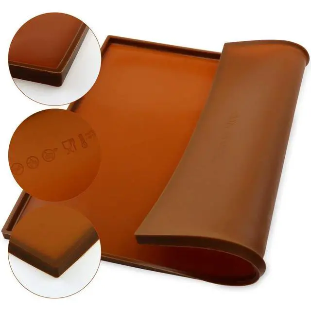 Alt view image 4 of 7 - 2Pcs Swiss Roll Cake Silicone Tray, Pan for baking, Mat, Jelly Pan, Baking Nonstick Rug Mat Mould