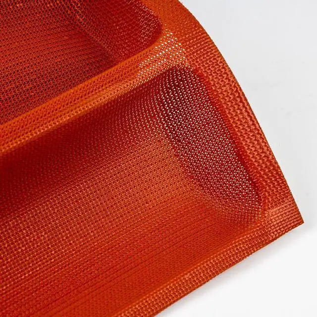 Alt view image 6 of 6 - Silicone Perforated Baking Forms Sandwich Mold French Baguette Bread Pan Food Mat 5 Loaf Non-Stick Baking Liners (Orange)