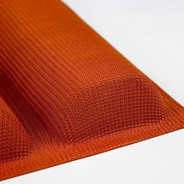 Alt view image 5 of 6 - Silicone Perforated Baking Forms Sandwich Mold French Baguette Bread Pan Food Mat 5 Loaf Non-Stick Baking Liners (Orange)