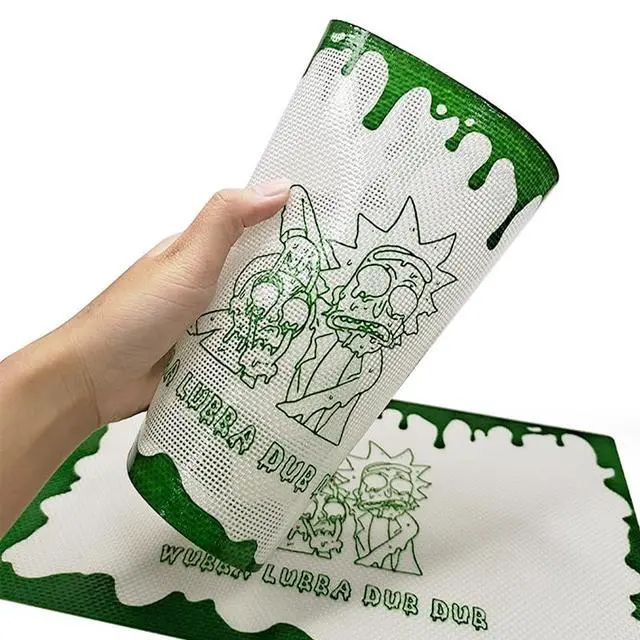 Alt view image 3 of 5 - 20X30cm Green Rectangle Silicone Mat Pad Non Stick Silicone Mats 1pcs+1Tool