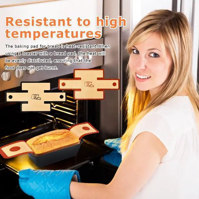 Alt view image 5 of 7 - 4Pcs Silicone Bread Loaf Pan Liners, Reusable Bread Baking Mat Silicone Breads Sling, Nonstick Sourdough Baking Slings for 9x5/9.5x5/10x5 Inch Loaf Pans, Easy to Clean