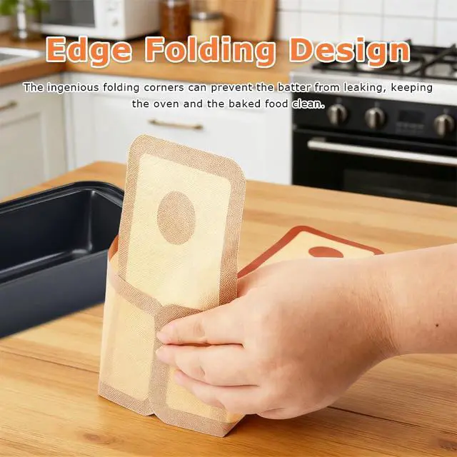 Alt view image 7 of 7 - 4Pcs Silicone Bread Loaf Pan Liners, Reusable Bread Baking Mat Silicone Breads Sling, Nonstick Sourdough Baking Slings for 9x5/9.5x5/10x5 Inch Loaf Pans, Easy to Clean