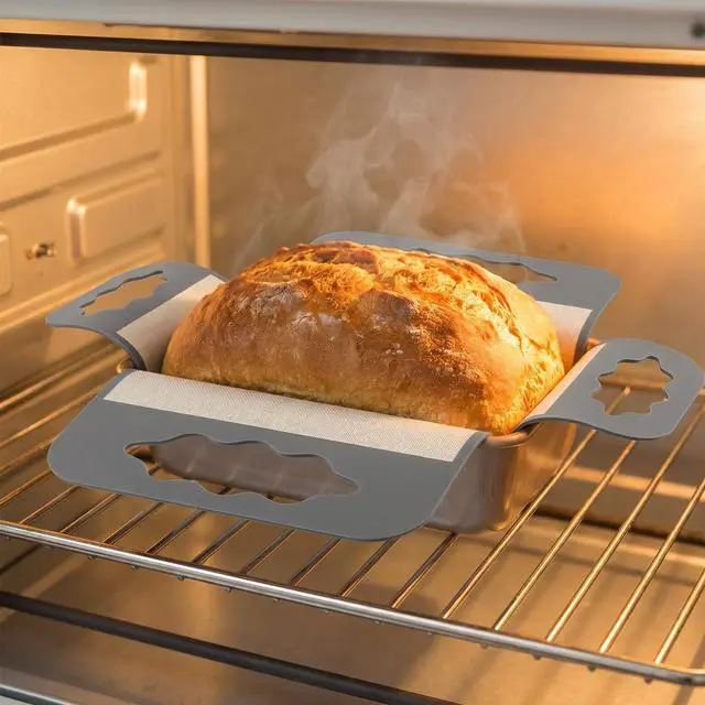 Alt view image 7 of 7 - 2Pcs Silicone Bread Pan Liner Reusable Baking Mat Fits 9x5" Loaf Pans