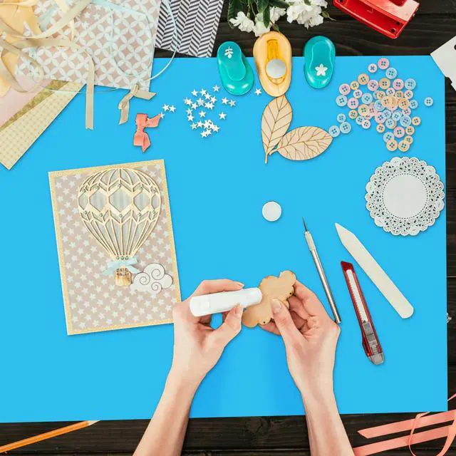 Alt view image 7 of 7 - 3 Pack Silicone Mats for Crafts, Premium Playdough Mat,A3 Size Silicone Sheet, Liquid, Resin Jewelry Casting Molds Mat,15.7 "x11.8" Nonstick & Nonslip Heat-Resistant Table Protector by AOULELA
