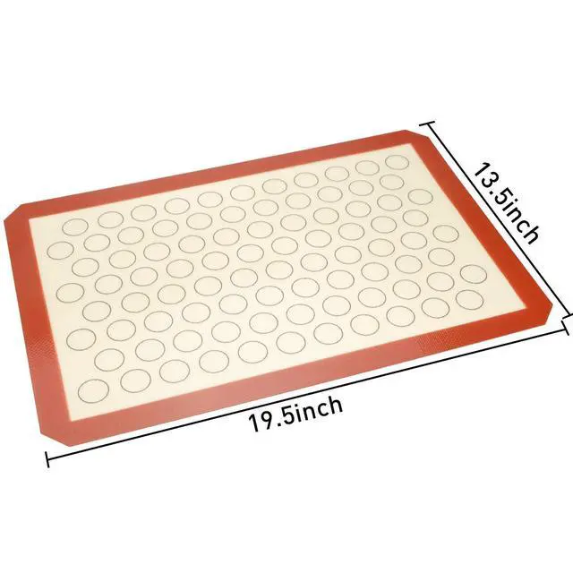 Alt view image 3 of 7 - Baking Sheet with Cooling Rack and Silicone Baking Mat, 20 Inch Stainless Steel Bakeware, Healthy & Nontoxic & Rustproof & Easy Clean & Dishwasher Safe