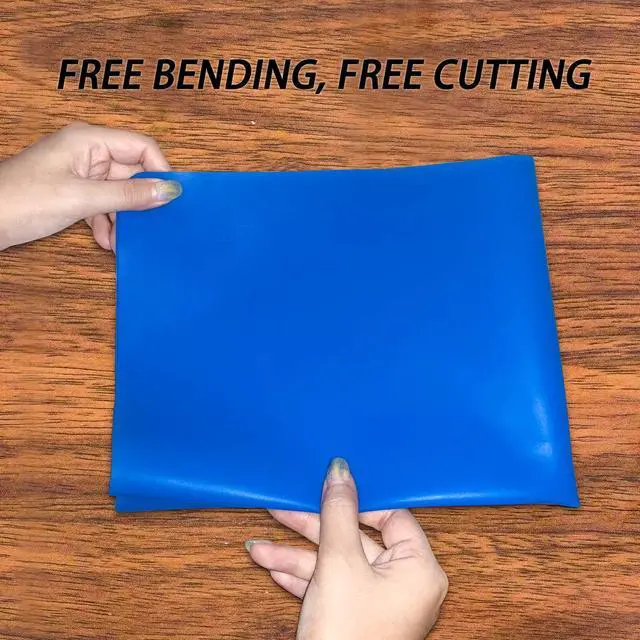 Alt view image 3 of 6 - Silicone Baking Mats for Dough Rolling Pastry Fondant Mat Large Nonstick and Nonslip, Countertop Protector, Dining Table Mat and Placemat 20'' by 16''(Blue 2 Pack)