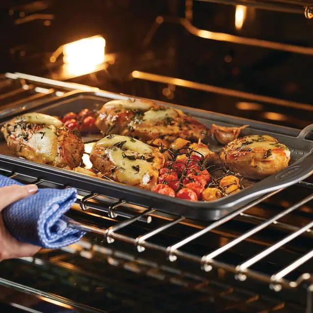 Alt view image 2 of 7 - Tools and Gadgets Silicone Nonstick Roasting and Baking Mat, 10 Inch x 14.75 Inch, Gray