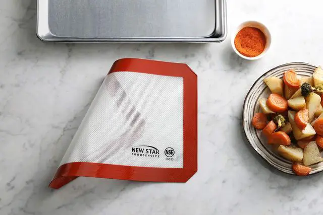 Alt view image 3 of 7 - Commercial Grade Silicone Baking Mat Non-Stick Pan Liner, 8 x 12 Inch (Quarter Size)
