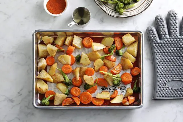 Alt view image 4 of 7 - Commercial Grade Silicone Baking Mat Non-Stick Pan Liner, 8 x 12 Inch (Quarter Size)