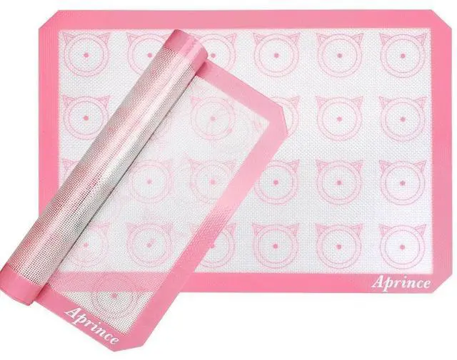 Main image of Pack of Silicone Baking Mats Silicone Pastry Mat,Non-stick Baking Mat Pink 16.5x11.8x0.09 inch Silicone Mat Silicon Baking Mat Set Baking Mats Silicon Mats for Baking mats non stick silicone